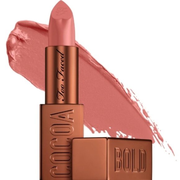 TOO FACED Milkshake Cocoa Bold Em-Power Cream Lipstick NIB - Picture 1 of 6